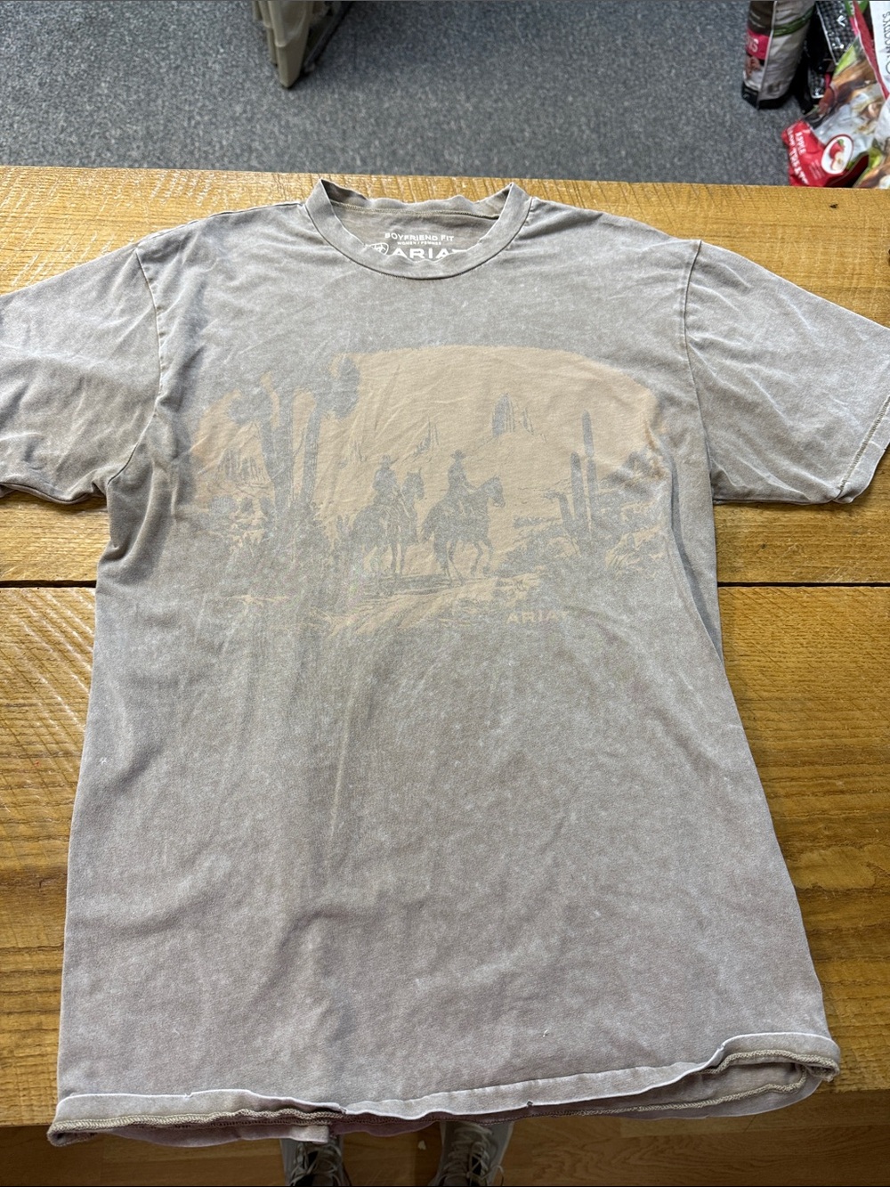 Ariat Faded Taupe Desert Rider Short Sleeve Tee